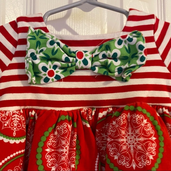 Counting Daisies Holiday Dress- 3/6 months - Picture 3 of 8
